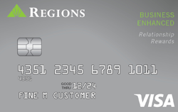 Regions Business Enhanced Visa® card art
