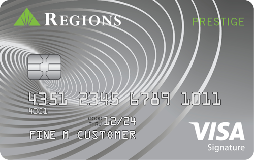 Regions Prestige Visa® Signature card art