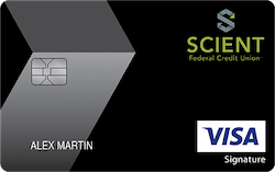 Scient Federal Credit Union Visa® Everyday Rewards+ card art