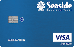 Seaside Bank and Trust Visa® Max Cash Preferred card art