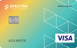 Spectra Credit Union Visa® Everyday Rewards+ card art