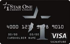 Star One Credit Union Visa Signature Rewards card art