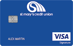 St. Mary's Credit Union Visa® Max Cash Preferred card art