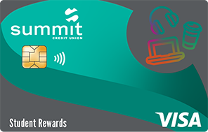 Summit Credit Union Summit Student Rewards card art