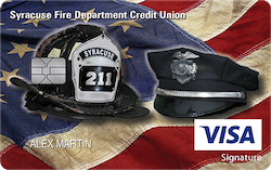 Syracuse Fire Department Credit Union Visa® Max Cash Preferred card art