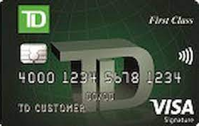 TD First Class℠  Visa Signature® card art