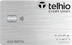 Telhio Credit Union Visa® Everyday Rewards+ card art