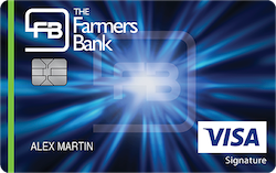 The Farmers Bank Visa® Max Cash Preferred card art