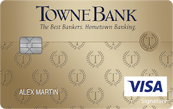 Towne Bank Visa® Business Cash Preferred card art