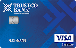 Trustco Bank Visa® Travel Rewards+ card art