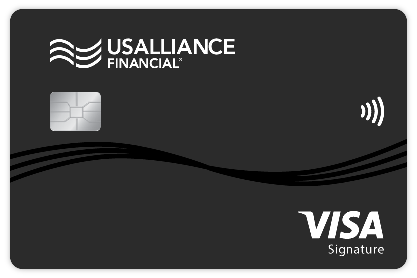 USALLIANCE Financial Visa Signature card art