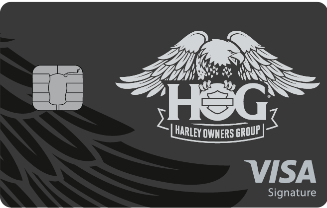 H-D™ H.O.G.™ Elite Visa Signature® card art