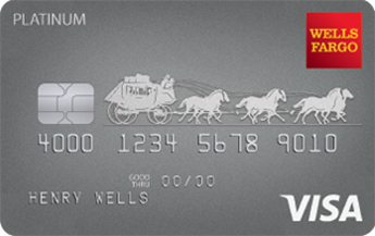 Wells Fargo Platinum Visa card art