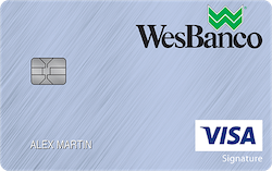 WesBanco Visa® Max Cash Preferred card art